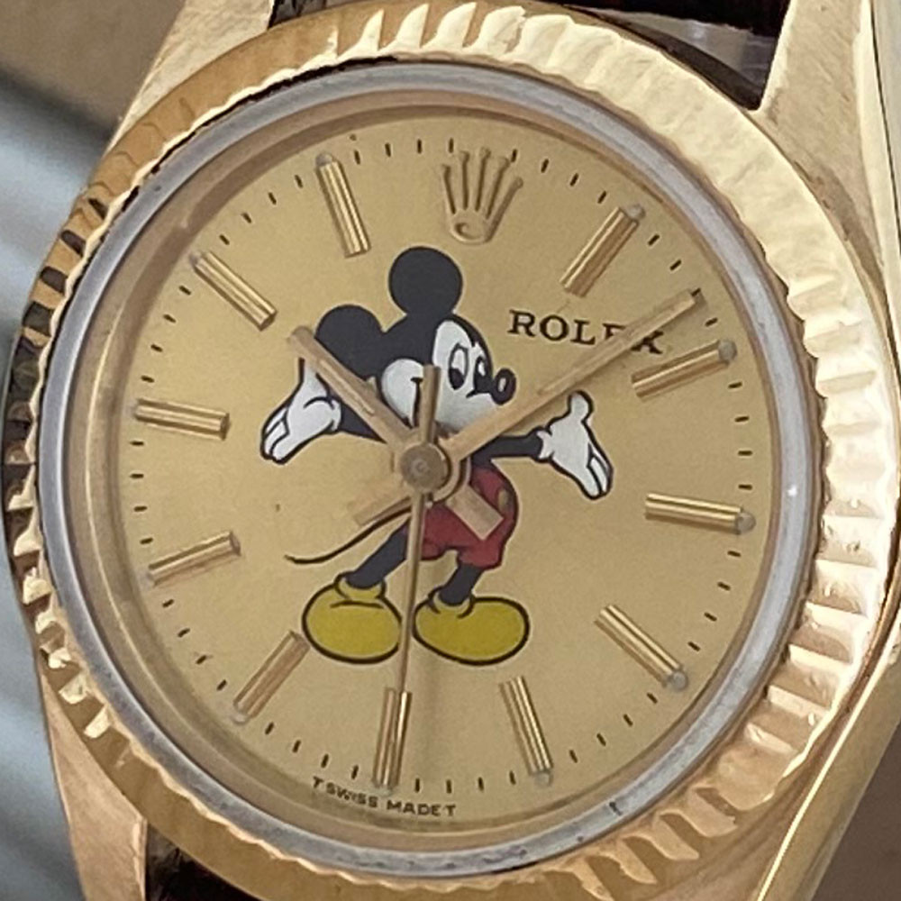 Rolex hot sale topolino oro